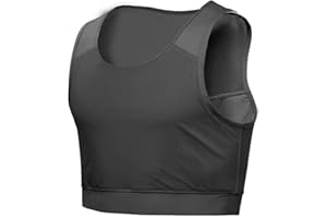 Idtswch Tomboy Ropa Faja Trans FTM Transexual Faja de Pecho Plano Chest Binder Cosplay Transpirable