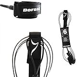 leash fcs freedom avis Cord thickness: 7mm DORSAL® Premium Surfboard Leash 6, 7, 8, 9, 10 FT Surf Rope - Clear 6 FT FCS Style/Clear