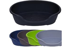 adena Hundekorb Kunststoff 92 cm anthrazit