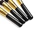 niceeshop(TM) 4 Pieces Pro Foundation Makeup Tools Cosmetic Brush Blending Face Eye Brush Kit Sets,Gold