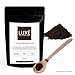LUXE Coffee Body Scrub, Natural Cellulite Detox Exfoliating Earthbody Organic, Coconut Scent with Vitamin E Oil, 200g