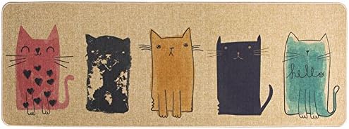 Doormats/Cute Cat Mat/Kitchen Anti-skid Pads/Long Full Of Carpet-A 45x150cm(18x59inch)
