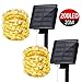 Produktbild Mpow Solar Lichterketten, 200 LED Kupferdraht Lichter, Sternenlicht Beleuchtung, 72ft IP65 wasserdicht Solar LED Lichterkette für Weinachten, Valentinstag, Hochzeit Fest und Party - 2 Stück