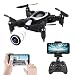 Produktbild FPV Mini Drohne mit Kamera 720P FPV WiFi Faltbare RC Quadcopter Drohne, tragbare Mini Faltdrohne Flugzeuge 2.4G 6Axis, Headless-Modus, Sprachsteuerung, Fly Steady Drohne Geschenk für Kinder Anfänger