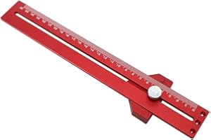 LANTRO JS Typ Scribing linijka do zaznaczania liniowa czerwona farba narzędzia konstrukcyjne do akcesoriów stolarskich linijki konstrukcyjne narzędzia stolarskie