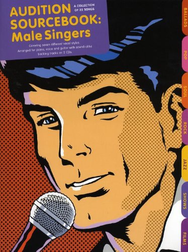 Audition Sourcebook For Male Singers. Für Klavier, Gesang & Gitarre