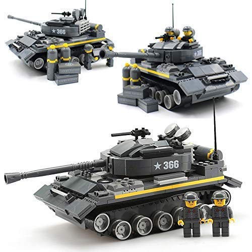 Ingenious Toys Legion Militare Carro Armato da Battaglia & 2 Soldati - Compatibile con Elementi Costitutivi #C660