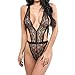 Produktbild TianWlio Dessous Nachtwäsche Höschen Unterwäsche Damen Spitze Leidenschaft Dessous Tiefer V-Halter Babydoll G-String Kleid Reizvolle Dessous Reizwäsche Neckholder Erotik Reizwäsche