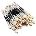 KINGSO 50PCS Eyeshadow Sponge Lip Brush Applicator Double-Ended Disposable Makeup Tool New Year Gift