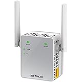 Netgear WLAN Repeater EX3700 WLAN Verstärker, AC750 Dual-Band WiFi 2,4/5 GHz, Abdeckung 2 bis 3 Räume & 15 Geräte, Gigabit LA