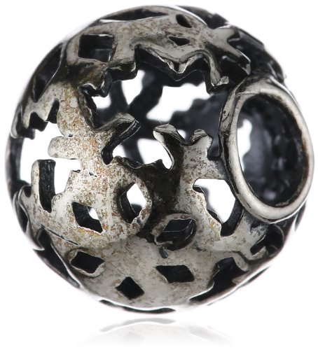 Trollbeads Damen-Bead Schneegestber 925 Sterling Silber TAGBE-20040