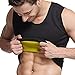 Produktbild hothot Herren Hot Sweat Training Weste Sauna Anzug Taille Shaper Slimming Body Shapers für Gewicht Verlust kein Reißverschluss L schwarz