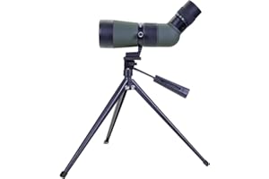 Dörr Danubia 538245 Zoom Longue-Vue Kauz 10–30 x 50 avec trépied de Table (Boîtier avec Armature en Caoutchouc, 45 ° incliné Einblick) Vert/Noir