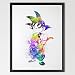 Dignovel Studios A4 Kid Goku Dragonball Z Inspired watercolour Art Print Dragon Ball Z Son Goku Poster Kids Wall Art Motivational print Inspirational Print N229-Unframed