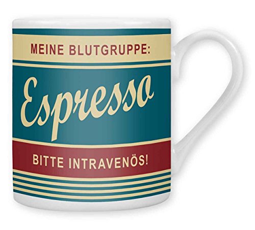 Preisvergleich Produktbild GRUSS&CO 43341 Espressotasse "Blutgruppe"