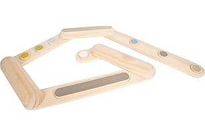 small foot Balance Beams "Adventure", wooden exercise toy for kids aged 3+ years, usable on both sides, Prod. 12241
