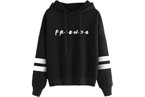 MINIDORA Friends Sweat à Capuche Unisex 4 Couleurs Pull à Manches Longues pour Homme