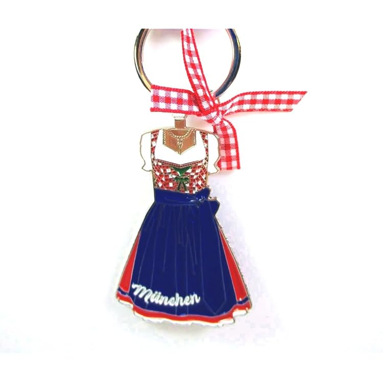 TROIKA Oktoberfest Schlüsselanhänger – Lederhose, Seppelhut, Edelweiß Mit Karabiner, Offizielle Lizenz München