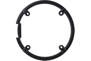 ‎VGEBY VGEBY Kettenschutzring, Kettenschutzscheibe Kunststoff Kettenrad Kurbel Abdeckung schwarz für Mountainbike Fahrrad