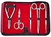Premium Ingrown Toenail Kit Podiatrist, Health Foot Care, Pedicure,Surgical Grade Stainless Steel Ingrown Toenail Remover, 5.5” Precision Toenail Clippers, Ingrown Toenail File, Toenail lifter, Hemostat Forcepts, Nail Scissors w/ Storage Case