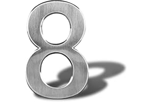 SINXIOER Samoprzylepny numer domu 1 2 3 4 5 6 7 8 9 10 samoprzylepny numer domu 12 cm samoprzylepny numer domu do przyklejenia (8)