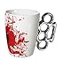 Produktbild Schlagring Tasse Bloody Kaffeebecher mit Blutflecken aus Keramik