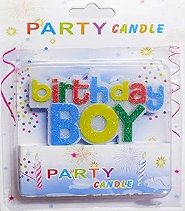 AARNA EXOTICS Birthday Boy Candle with Free Magic Candles Set (Boy)