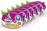 Whiskas Katzensnacks Knuspertaschen Dentabites für Zahngesundheit, 6 Packungen (6 x 48 g)