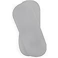 Clair de Lune Moses Basket Fitted Sheets | Value Pack | Pair of Soft Breathable Fade Resistant Sheet | Easy Fit 100% Cotton Jersey | Made with Love In UK | 74 x 30 cm (Grey)