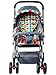 Mee Mee Baby Pram with Soft Cushioned Seat and Full Leg Cover and Canopy (Red Blue) RS.5524.15