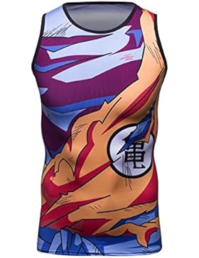 Cody Lundin Herren Mode bunt Cratoon gedruckt Casual Muskel Shirt Gentleman Blickfang - Shirt männlichen Sport...