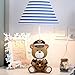 Produktbild Winnie Der Kapitän Tischlampe Schlafzimmer Nachttischlampe Warm Dimmen Kreative Kinder Niedlich Junge Student Geschenk Blau und Weiß Tischleuchte , Harz Lampe Tischlampe Nachtlampe 45cm * 15cm * 26cm