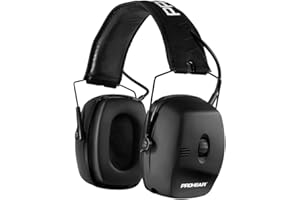 PROHEAR 056 Casco Tiro Electronico Almohadilla Reemplazable, Reducción de Ruido Ajustable, Protectores Auditivos Caza Amplificador de Sonido