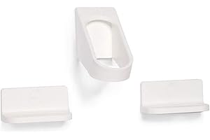 Cycloc Hero - Wall Mount Bike Storage Rack – Horizontal Pedal Hung Cycle Storage For Platform Pedals - White