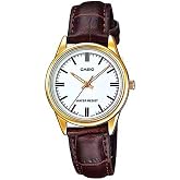 Casio Kadın LTP-V005GL-7AUDF Standart Kol Saati, Kahve, Standart