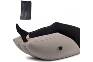 JANTEELGO Beinkissen Hochlagerung Aufblasbare Tragbar Keilkissen Komfort Beinhochlagerungskissen Verbesserung der Durchblutung und Reduzierung von Schwellungen,Verbesserung der Schlafqualität