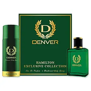 Hamilton Gift Set 60 Ml Perfume + 165Ml Deo Combo Set (Set of 2)