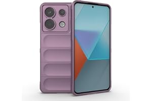 RankOne Airbag Funda de Silicona Líquida para Redmi Note 13 Pro 5G / Poco X6 5G (6.67" Inches) - PúrPUra Claro