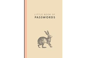 Little Book of Passwords Notebook: Password Log Book Organiser with Email Username Website Alphabet Index | Home Office Password Keeper | Internet Password Book Stationery