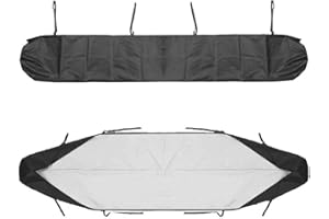 Uposao Housse De Protection pour Auvent Extérieur Résistante à La Poussière Et à La Neige pour Auvent De Terrasse Housse De Rangement, Protection Imperméable en Hiver