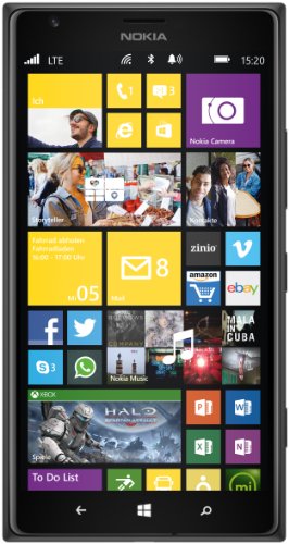 Nokia Lumia 1520 Smartphone (6 Zoll (15,2 cm) Touch-Display, 32 GB Speicher, Windows 8) schwarz
