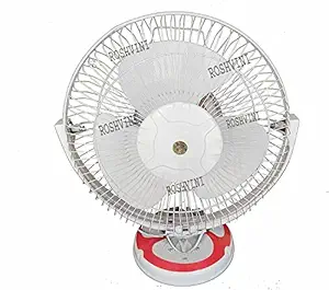 Roshvini High Sped 12 inch Wall Cum Table fan 12 inch Size 3 Speed Setting with Powerfull Copper touch Motor 300mm Table fan for home, office,kitchen || Make in India || Model-AP White QGZ-875