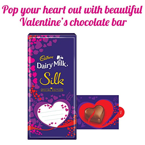 Cadbury Dairy Milk Silk Valentine Special edition Gift Pack, 250g (Pack of 2)