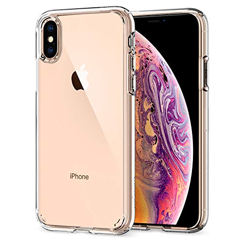 Spigen Ultra Hybrid 5 8  Funda Transparente - Fundas para tel  fonos m  viles  Funda  Apple  iPhone X  14 7 cm  5 8    Transparente 