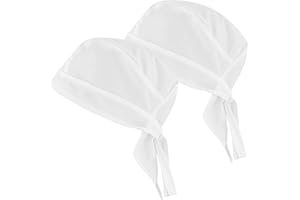 PALLTEX Gordon Unisex Gorro Cocinero Gorro Cocina Mujer/Gorro Cocinero Hombre Gorro de Cocina Unisex, Talla única