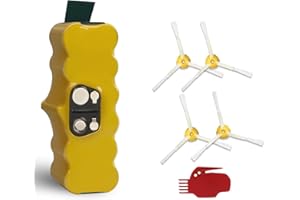 POWTREE 5000mAh 14,4V Batterie de Remplacement pour iRobot Roomba R3 500 600 800 800 900 510 530 532 535 540 550 560 562 570 580 620 630 650 660 760 780 790 880