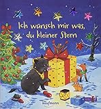 Ich wünsch mir was, du kleiner Stern: Funkel-Bilderbuch mit Glitzersteinen by