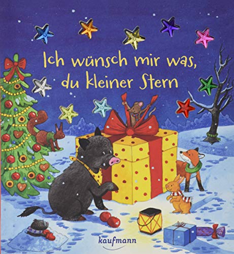 Ich wünsch mir was, du kleiner Stern: Funkel-Bilderbuch mit Glitzersteinen