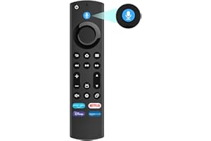 EFFDRDFS Replacement Remote Control with Voice Function, Fit for Smart Tvs Stick (Lite & 4K & 2nd Gen), Smart Tvs Cube (1st Gen & 2nd Gen), Smart Tvs (3rd Gen)