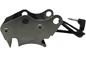 Levigo RC Hydraulischer Bagger Edelstahl Automatischer Eimer Schnellwechsler für Double Eagle E111/E010/EC160, RC Upgrade Bagger Schnellanschluss Eimerwechsler